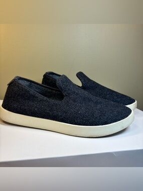Allbirds Wool Loungers Navy Blue Slip On Sneaker Shoes Size 8